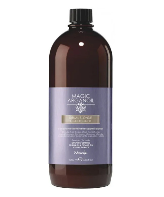 NOOK Кондиционер для светлых и обесцвеченных волос Магия Арганы Nook MAGIC ARGANOIL BLONDE STORY CONDITIONER blonde and bleached hair, 1000мл