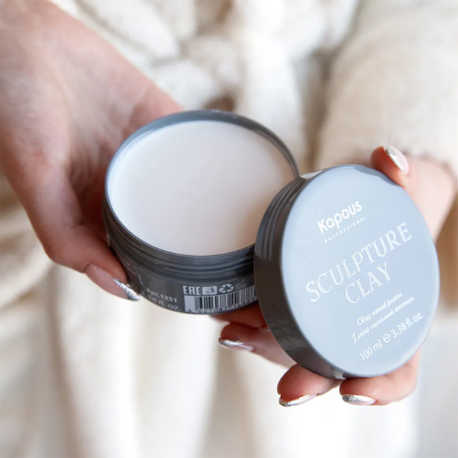 Kapous Глина для укладки волос нормальной фиксации, 100мл (1)