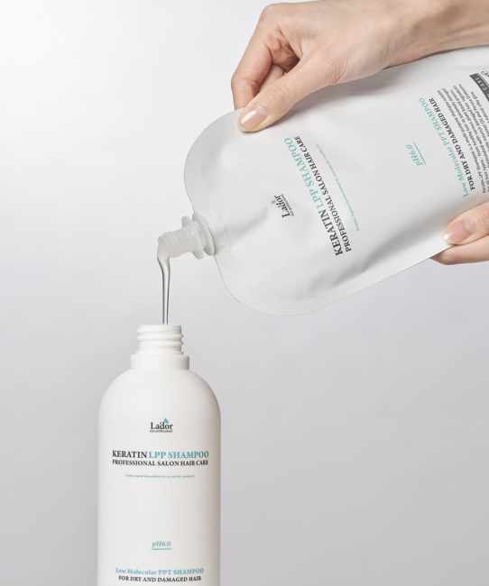 Lador Беcсульфатный шампунь для волос с кератином Keratin LPP Shampoo, 500мл (2)