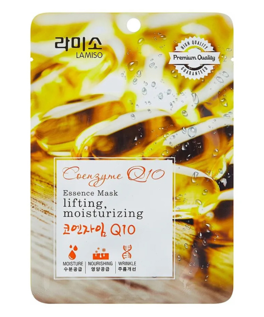 LA MISO Тканевая маска для лица с коэнзимом Q10, 23г