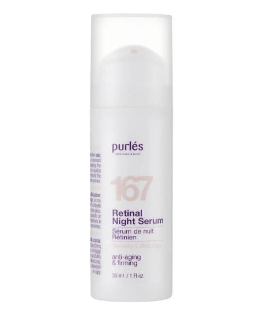 Purles 167 Ночная сыворотка для лица, шеи и декольте Retinal Night Serum, 301шт
