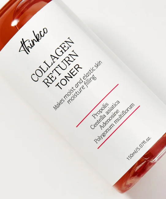 Thinkco Тонер восстанавливающий с коллагеном Collagen Return TONER, 150мл (1)