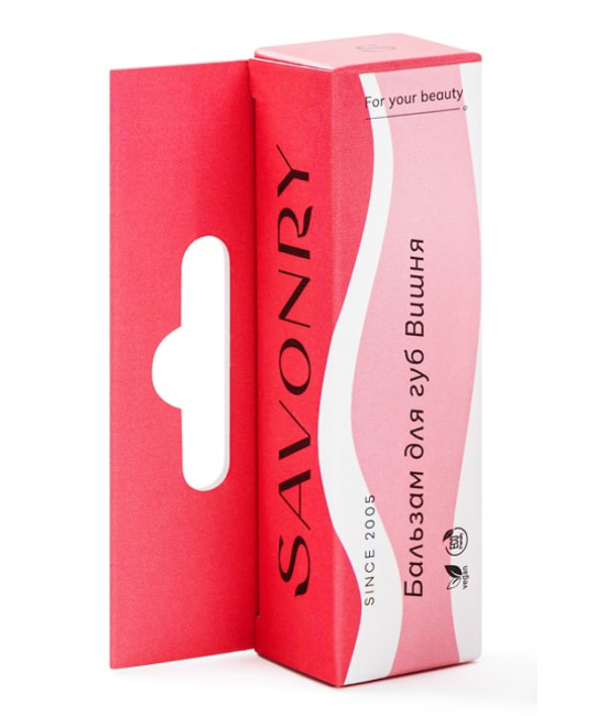 SAVONRY Бальзам для губ ВИШНЯ, 5.5мл (2)