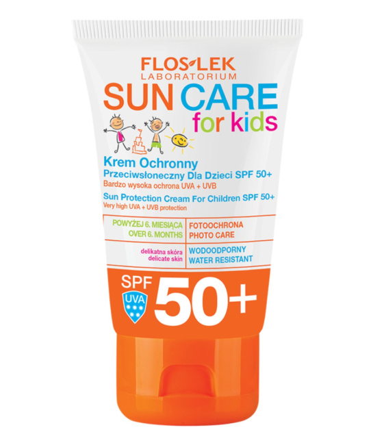 Floslek Солнцезащитный крем для детей SPF 50+, 50мл