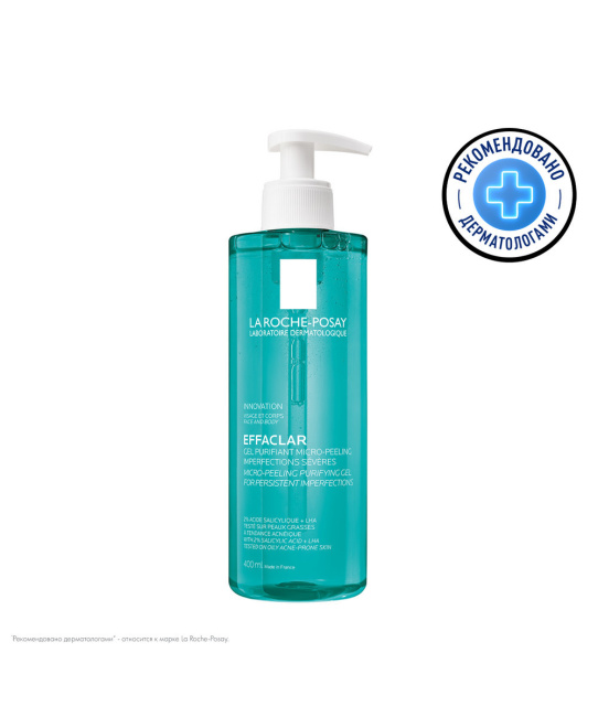 La Roche-Posay Гель очищающий микроотшелущивающий для лица и тела, 400мл (1)