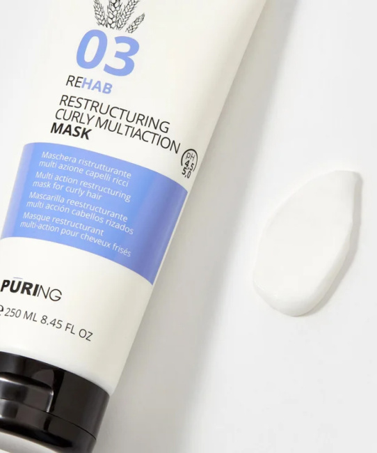 PURING Маска для кудрявых волос PR 03 REHAB, 250мл (2)