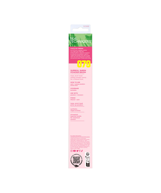 Real Techniques Кисть для пудры Nectar Pop, 1шт (3)