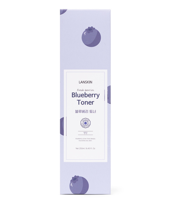Lanskin  Питательный тонер для лица с голубикой, 250мл (2)