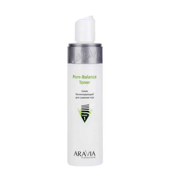 Aravia Professional Тоник балансирующий для сужения пор для жирной и проблемной кожи Pore-Balance, 250мл (1)