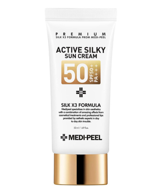 MEDI-PEEL Солнцезащитный крем Active Silky Sun Cream SPF50+ PA+++, 50мл