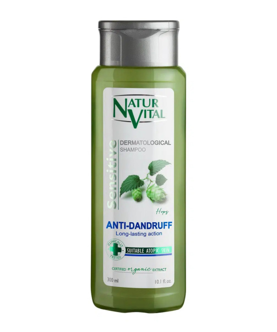 Natur Vital Шампунь для волос против перхоти Хмель, 300мл