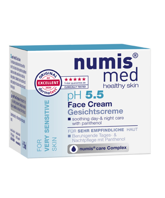 Numis med Крем для лица успокаивающий с пантенолом для чувствительной кожи pH 5,5 SENSITIVE, 50мл (1)