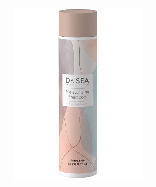 Dr.Sea Набор"DAILY BEAUTY ROUTINE"(Увл.шампунь с марокк.Арг.маслом и компл.аминокисл.,300 мл, Восст.конд.с марокк.Арг.маслом и компл.аминокисл.,300мл), 600мл (1)