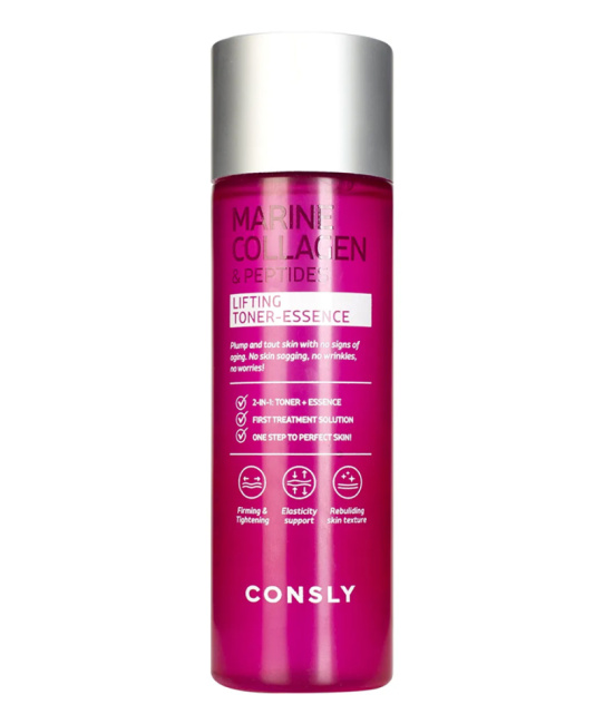 Consly Укрепляющий тонер-эссенция для лица с коллагеном и пептидами, 200мл