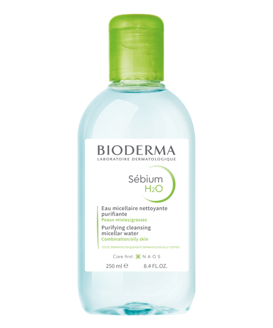 Bioderma Вода мицеллярная для комбинированной и жирной кожи, 250мл
