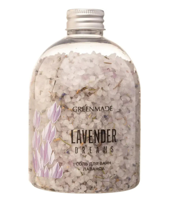 Greenmade Соль для ванны Лаванда, 500г