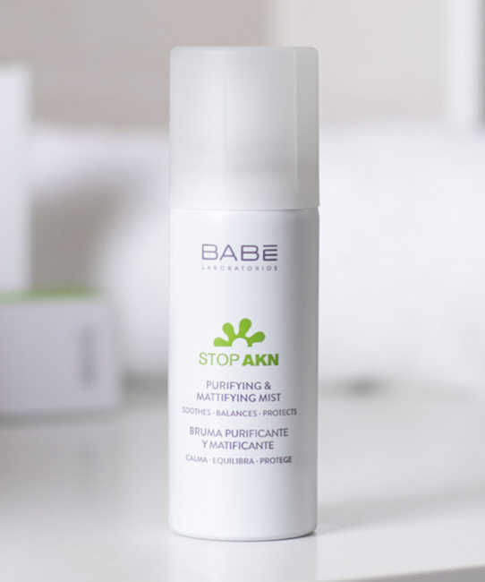 BABE Laboratorios Мист для лица очищающий и матирующий, 75мл (2)