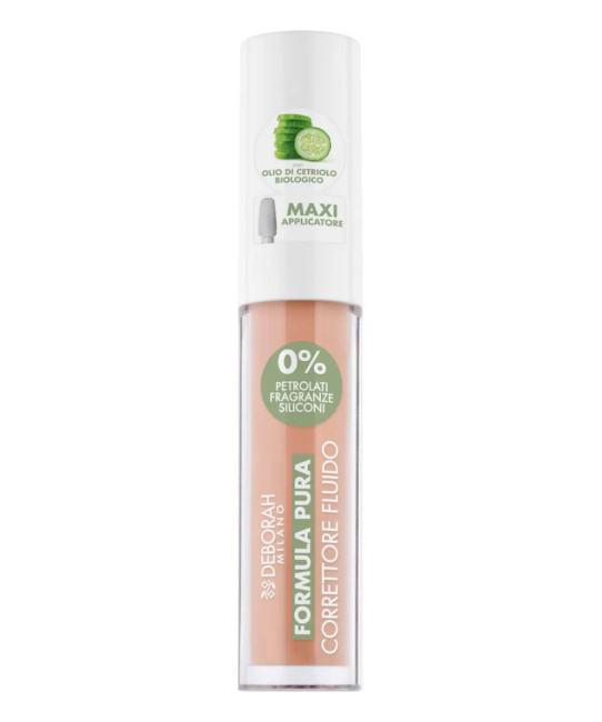 Deborah Milano Консилер жидкий FORMULA PURA FLUID CONCEALER, тон: 01 Белоснежный, 4.98мл (1)