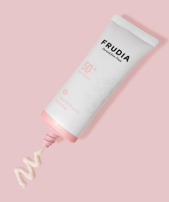 FRUDIA Солнцезащитный крем-праймер с матирующим эффектом SPF 50+/PA+++, 40г (3)