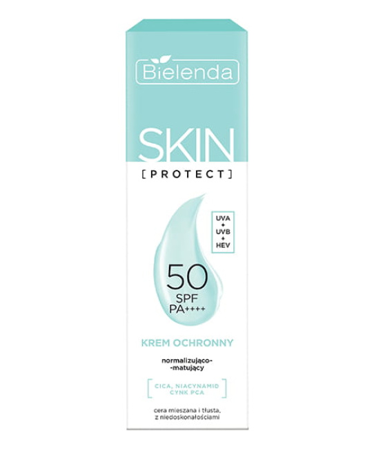 Bielenda Защитный крем SKIN PROTECT SPF 50 нормализующий и матирующий, 40 (2)