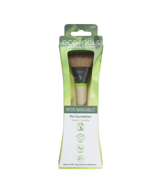 EcoTools Кисть для тональной основы плоская Interchangeables, 1шт (2)