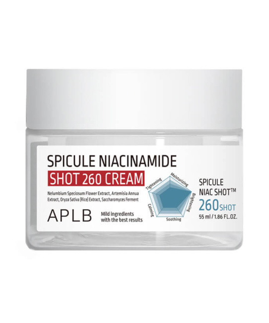 APLB Крем со спикулами и ниацинамидом Spicule Niacinamide Shot 260 Cream, 55мл