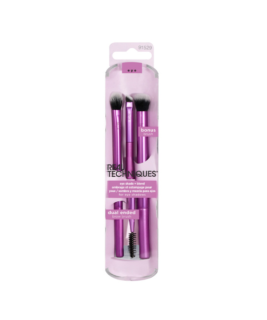 Real Techniques Набор кистей для макияжа глаз Eye Shade + Blend, 3шт (2)