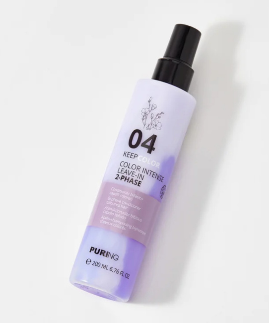 PURING Кондиционер спрей несмываемый двухфазный для окрашенных волос PR 04 KEEPCOLOR 200 мл, 200мл (1)