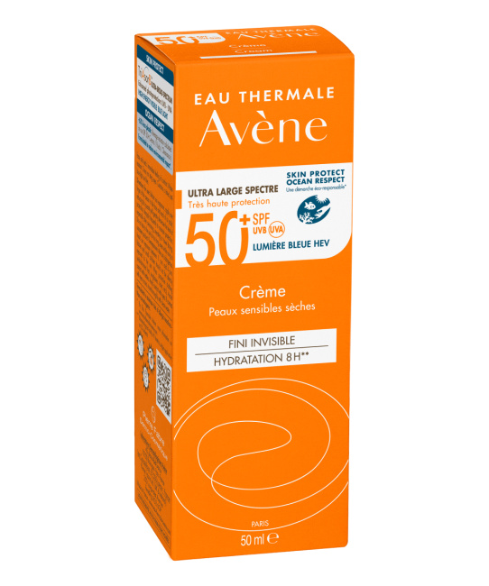 AVENE Крем солнцезащитный EAU THERMALE SPF 50+, 50мл (2)