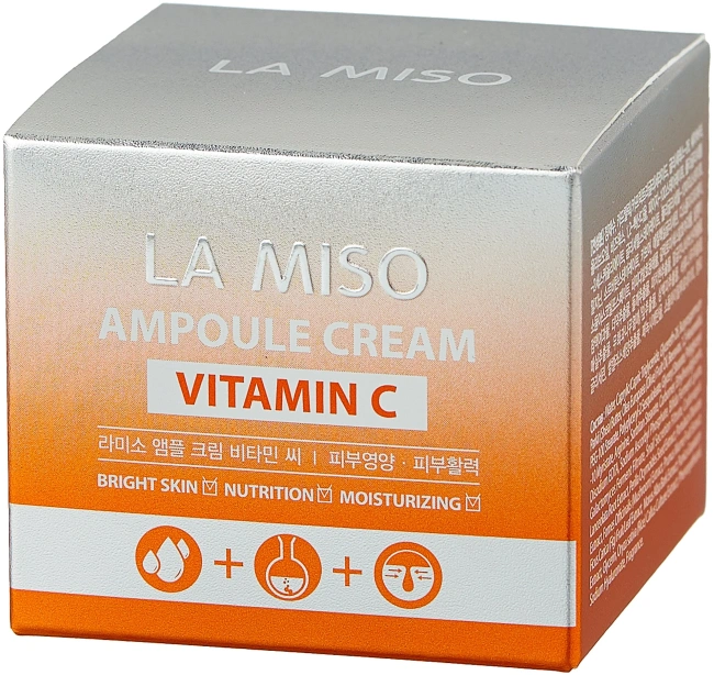 LA MISO Ампульный крем для лица с витамином С, 50г (2)