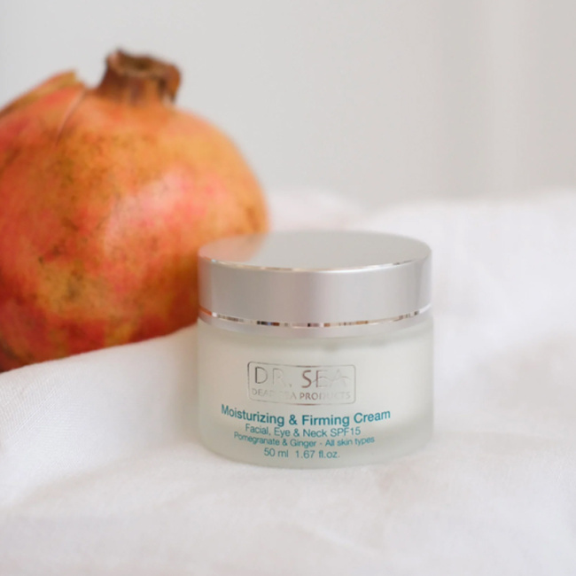 Dr.Sea Увлажняющий и укрепляющий крем для лица, глаз и шеи SPF 15, 50мл (7)