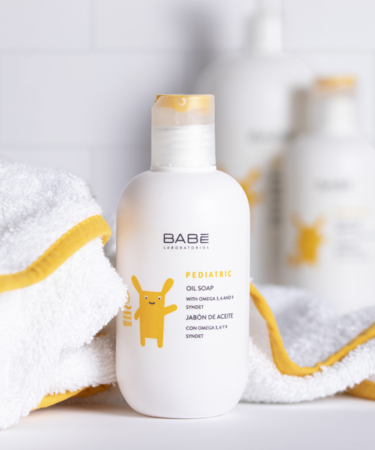 BABE Laboratorios Детское масляное мыло, 200мл (2)