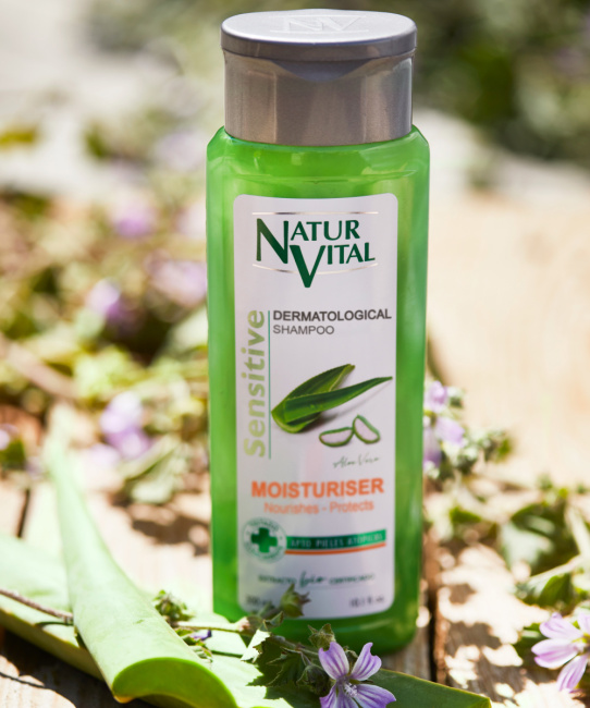 Natur Vital Шампунь для волос увлажняющий Алое Вера, 300мл (1)