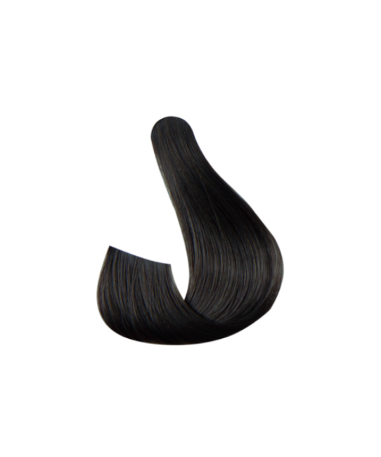 NOOK Краска для волос FLOW demi-permanent hair colour, тон 4.1 (темный шатен пепельный), 60мл (1)