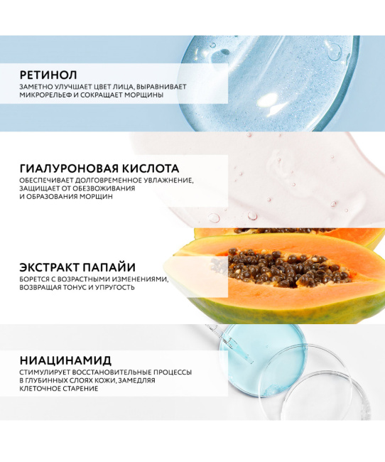 Dr.Sea Антивозрастная сыворотка для лица с комплексом GLYCOTENSYL и гиалуроновой кислотой, 30мл (4)