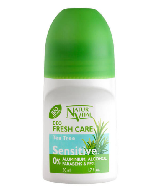 Natur Vital Роликовый дезодорант для чувствительной кожи с чайным деревом, 50мл