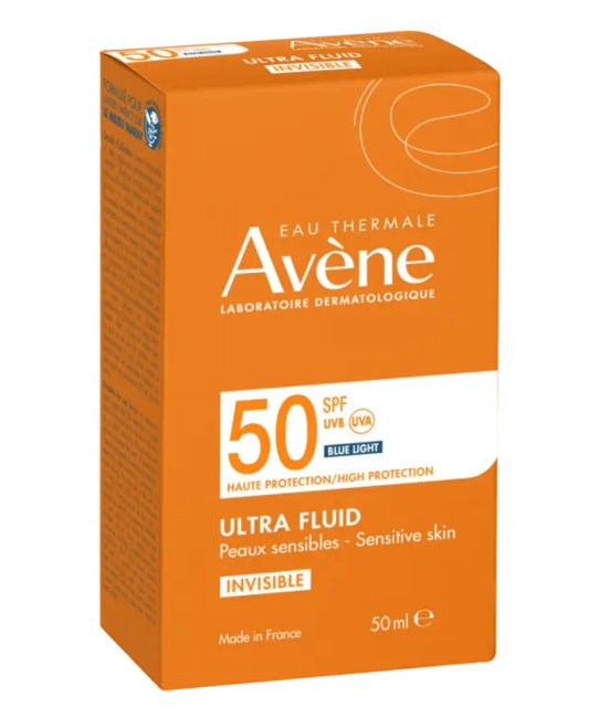 AVENE Ультралегкий солнцезащитный невидимый флюид для лица SPF 50, 50мл (1)