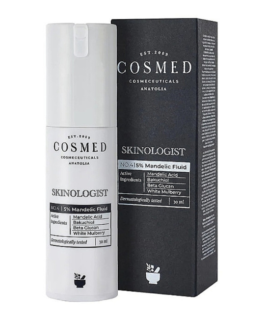 Cosmed Крем-флюид с 5% миндальной кислоты SKINOLOGIST MANDELIC FLUID, 30мл (1)