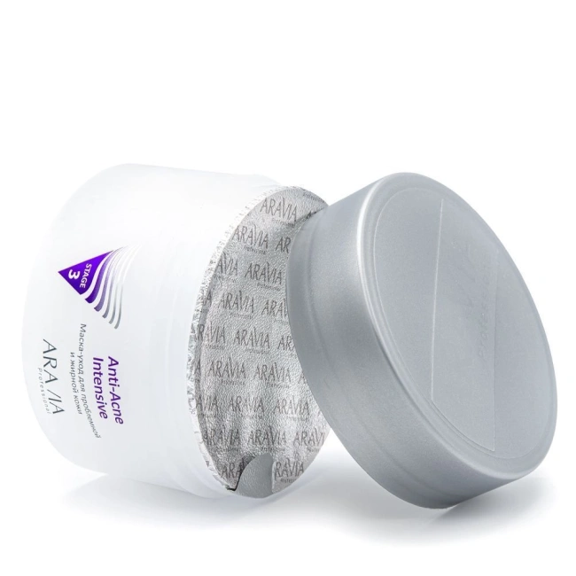 Aravia Professional Маска для проблемной и жирной кожи Anti-Acne Intensive ARAVIA Professional, 150 мл, 300мл (1)