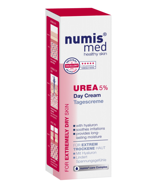 Numis med Крем для лица с 5% мочевиной и гиалуроновой кислотой для очень сухой кожи UREA, 50мл (1)
