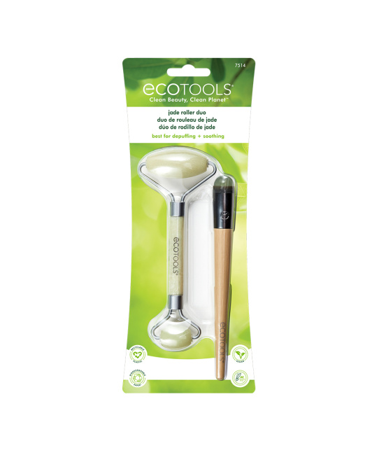 EcoTools Набор массажеров для лица нефритовых Jade Roller, 2шт (1)