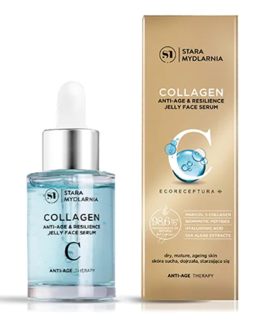 Stara Mydlarnia Сыворотка-желе для лица ER COLLAGEN, 30мл