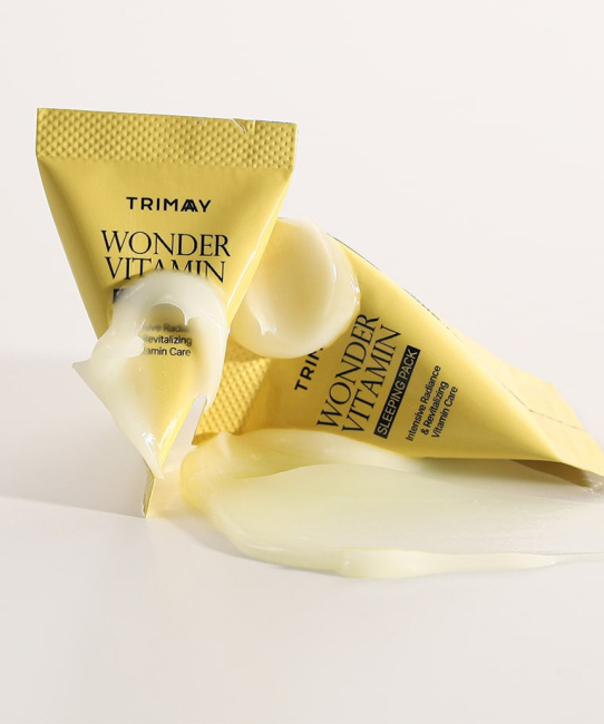 TRIMAY TRIMAY Ночная маска для сияния кожи с витаминами C-VITA COMPLEX и ниацинамидом Wonder Vitamin Sleeping Pack 3 гр, 3мл (2)