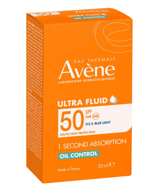 AVENE Ультралегкий солнцезащитный флюид для лица матирующий SPF 50, 50мл (2)