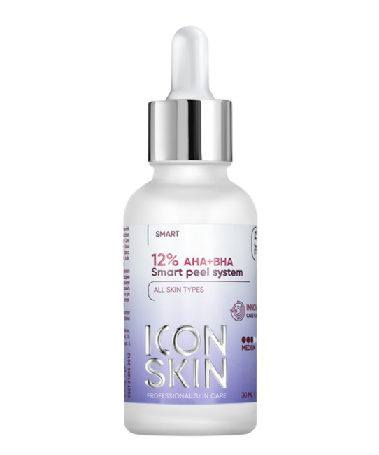 Icon skin Cмарт пилинг-система 12% AHA+BHA  / 12% AHA+BHA, 30мл