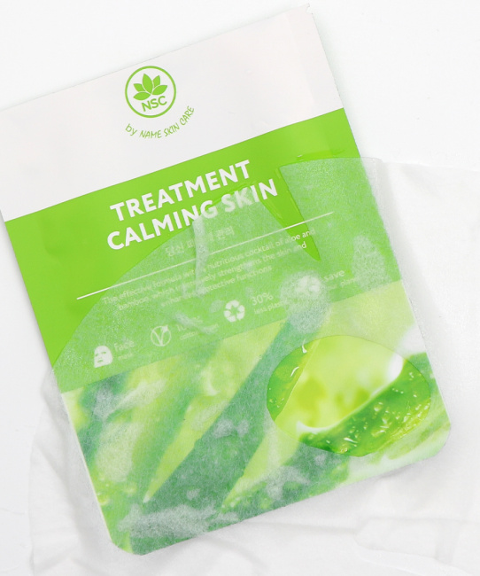 NAME SKIN CARE Маска тканевая для лица Заживляющая и Успокаивающая, 22мл (3)