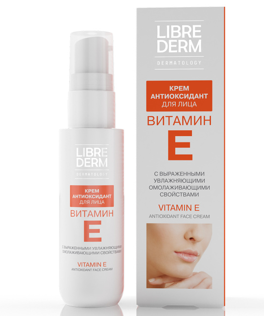 Librederm Крем-антиоксидант для лица Витамин E, 50мл