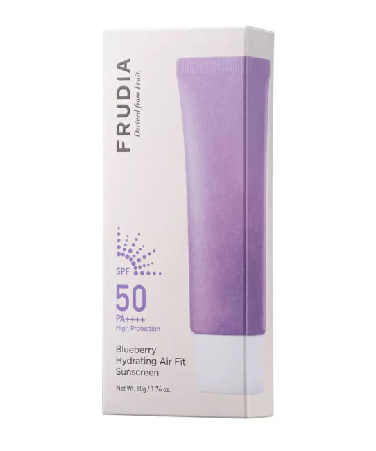 FRUDIA Легкий увлажняющий солнцезащитный крем с черникой SPF50 PA++++, 50г (1)