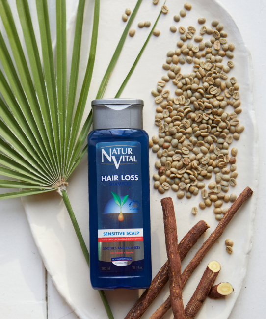 Natur Vital Шампунь для предотвращения выпадения волос для чувствительной кожи головы, 300мл (1)