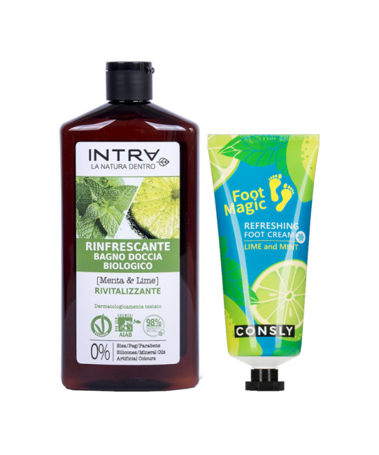 INTRA Набор INTRA/Consly Гель д/душа + Крем д/ног + Авторская подарочная коробка
